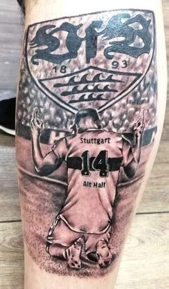 Beide ließen sich einen marienkäfer tätowieren. VfB Stuttgart Fanclub ALT HALL e.V. - Tattoo VfB