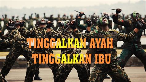 Yovie dimulai dengan y, klik y. Lirik Lagu Tinggalkan Ayah Tinggalkan Ibu Versi TNI - YouTube