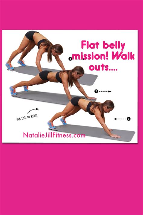 RE-PIN this if you are IN! Flat belly mission Walk outs or Ab roll outs! CLICK the picture to 