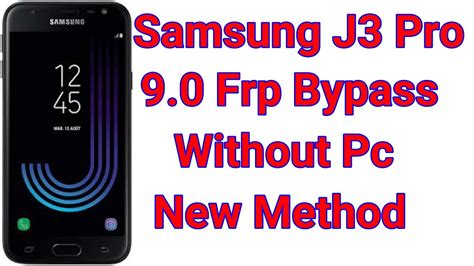 If you found this helpful, click on the google star, like it on facebook or follow us on twitter and instagram. Samsung J3 Pro (SM-J330F) 9.0 Frp Bypass Without Pc | All ...