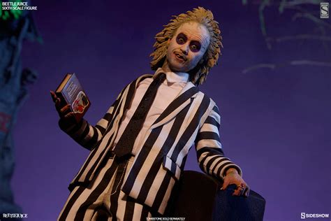 His beetlejuice cast is a prime example of the many varied personalities that we can find in his works, from the macabre ghoulies and beasties we expect from his imagination to the more normal characters boredom is the enemy of this impatient spirit, and he'll do anything if it sounds like fun. Cool Stuff: Sideshow Collectibles Beetlejuice Sixth Scale ...