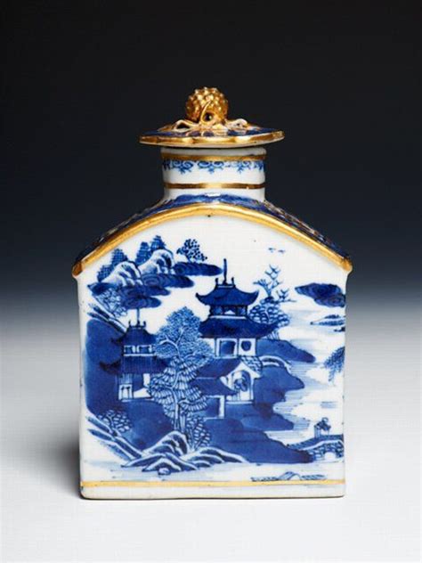 Free delivery and returns on ebay plus items for plus members. RP: Chinese export porcelain tea caddy and cover, c. 1780 ...