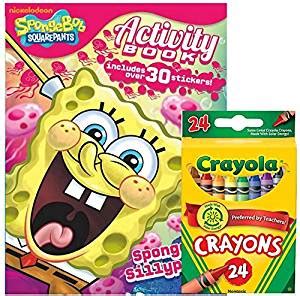 Spongebob squarepants coloring book page how to color for kids. Buy Spongebob Squarepants Crayola Coloring Book with 50 ...