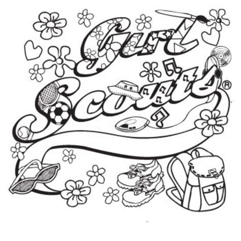 I was wondering if you had one for juniors. Girl Scouts Coloring Pages - Coloring Home