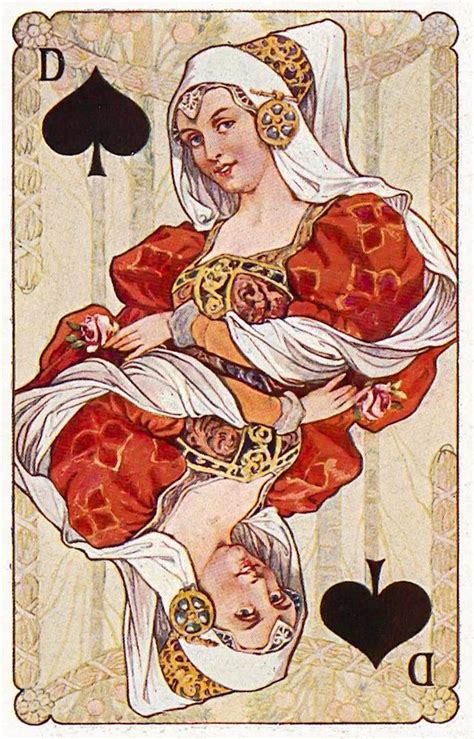 Maybe you would like to learn more about one of these? #PlayingCardsTop1000 - Gewaendern - Queen of spades (With ...