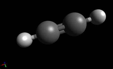 The hybridizations of both carbons would be *sp* since there are 2 bonds on each one. Acetylene, C2H2 , image file from Avogadro — Minamata ...