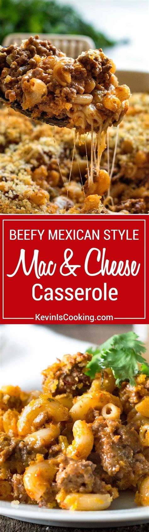 I often make broccoli mac and cheese, but for the fall i love this pumpkin version. This stepped up Beefy Mac and Cheese Casserole goes a step further with a Mexican salsa addition ...