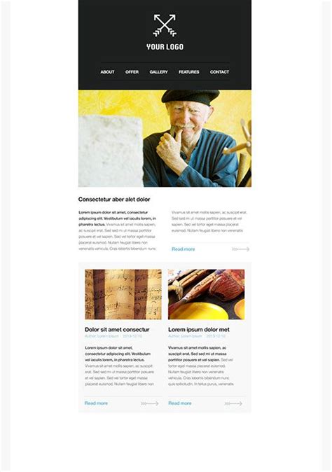 Maybe you would like to learn more about one of these? Art Gallery newsletter template