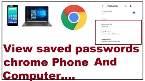 This guide discusses those methods and helps. How to view saved passwords chrome - YouTube