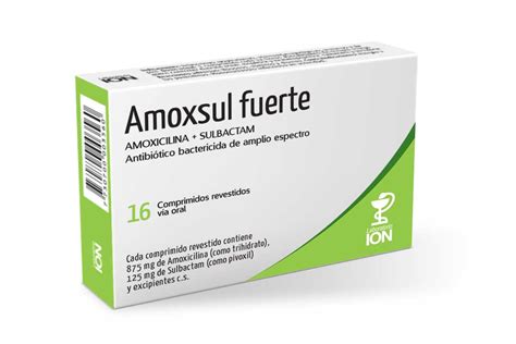 Cabe destacar que este medicamento no es una cura. Amoxsul | Laboratorio Ion