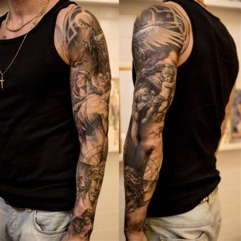 This site does not store any files on its server. Angel Sleeve Tattoo by Wicked Tattoo