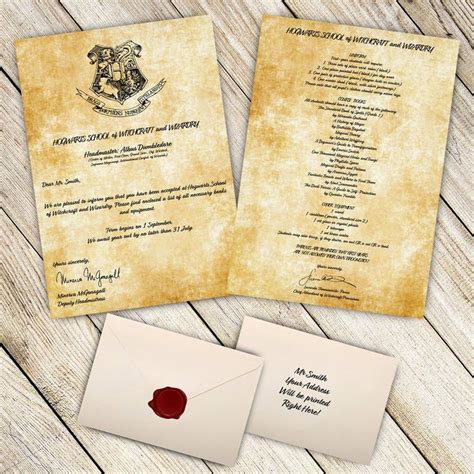 Students shall be required to report to the chamber of reception upon arrival, the date for which shall be duly advised. Hogwarts Acceptance Letter | Etsy | Hogwarts acceptance ...