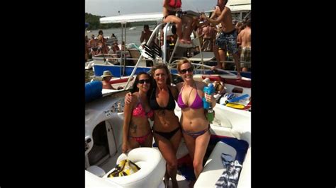 Just a day or two earlier, he said, a drunken boater rammed into a water patrol boat, causing severe damage. Lake Perry Kansas Party Cove 2012 - YouTube