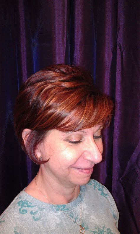Also, straight hair shrinks more after you set up starter dreads. Red with Highlights at Kaleyedascope Salon Reading MA ...
