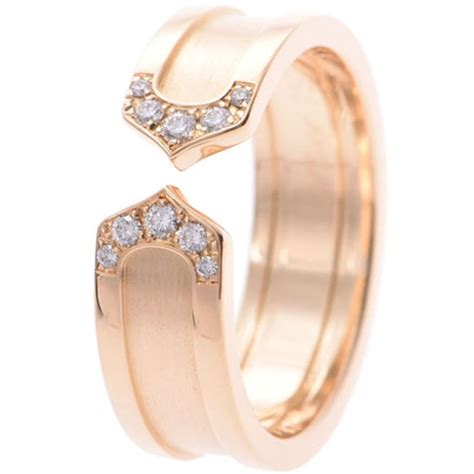 Available in rose gold, white gold, yellow gold and platinum, all. Pre-Owned Cartier 18k Rose Gold Diamond Ring Size 55 | ModeSens | Rose gold diamond ring, Gold ...