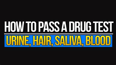 However, facilities/clinics/treatment centers can use commonly accepted collection practices to prevent this behavior, amador says. How to pass a drug test - YouTube