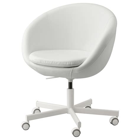 I really like the way the skruvsta chair cover looks. SKRUVSTA Swivel chair, Ysane white - IKEA