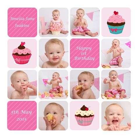 This is the complete guide to cake smash photography in 2020. First Birthday Cake Smash collage | Cake smash photography ...