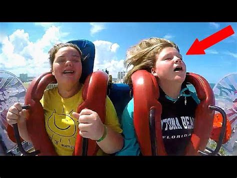 Stepmother boobs failing out | slingshot ride. Girls Passing Out #6 | Funny Slingshot Ride Compilation ...