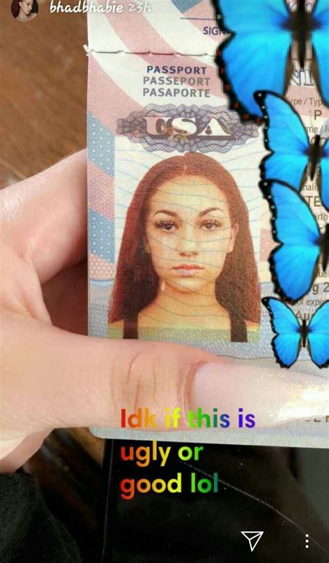 Search, discover and share your favorite bhad bhabie gifs. Bhad Bhabie's passport | Bad barbie, Danielle bregoli ...