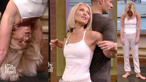 Kelly ripa's absence from live with kelly and ryan yesterday left us all with a ton of questions. Kelly Ripa doing yoga (06 21 2017) - YouTube