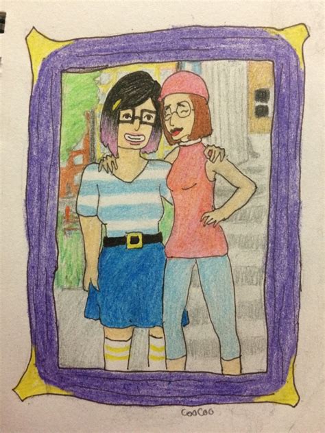 Griffin è una bestia con ali. Finger Stripes Are A Must — Tina Belcher and Meg Griffin ...