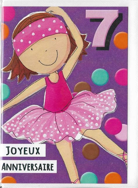 Ce dessin a été mis à la disposition des internautes le 07 février 2106. Carte de souhait - Anniversaire - Fille 7 ans - Il était ...