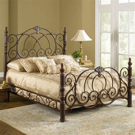 Duane beige metal queen bed frame. Wrought Iron Bed | Dormitorios, Decoraciones de dormitorio ...