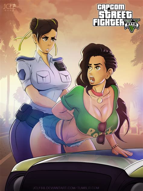 Street Fighter V Chunli X Laura GTA5 Parody by JCLF88 on ...