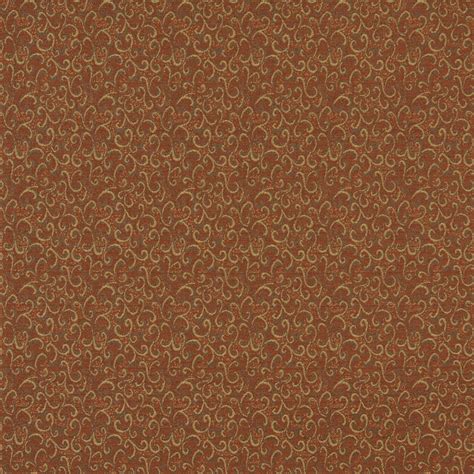 Mesh is available in a variety of constructions including wovens, knits, laces, or crocheted fabrics. Rust Red And Gold Abstract Scrolls Contract Grade Upholstery Fabric By The Yard