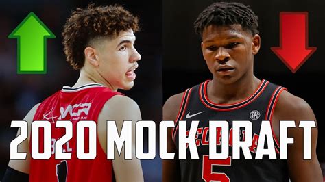 It's time to look ahead at next year's class. 2020 NBA Mock Draft 8.0: MAJOR Shakeup At The Top... - YouTube