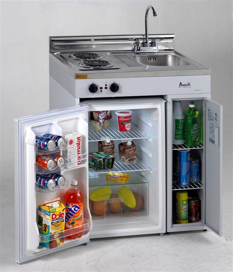 Be a whiz in the camp kitchen with these top quality products. Compact Kitchen with Stove, Refrigerator, and Sink