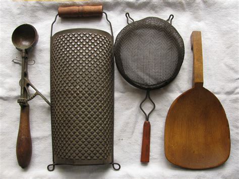 Kit out your kitchen with the finest baking tools and utensils. Antique kitchen Utensils | Antique kitchen utensils ...