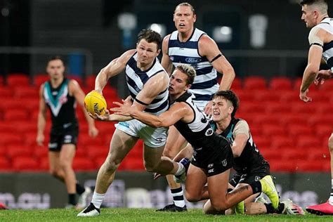 Geelong star patrick dangerfield may have found himself in hot water, following a nasty clash with adelaide defender jake kelly. AFL: Port Adelaide vs Geelong Cats live Online Free - Pro ...