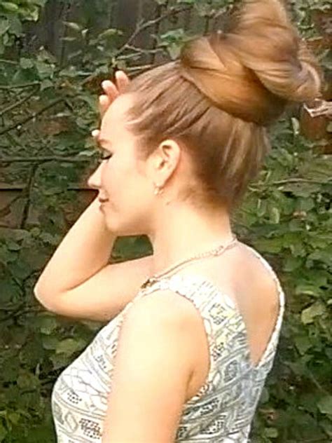 One of the most effortless bun looks is the tried and true messy bun. VIDEO - Giant buns and ultra long hair - RealRapunzels