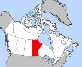 Manitoba is a province at the longitudinal centre of canada. File:Manitoba-map.png - Wikimedia Commons