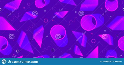 Painting 'turmoil' modern contemporary art mix lang how to demo. Background Seamless Pattern With Abstract Shapes Vector ...