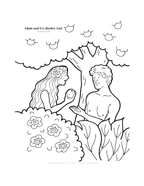 Adam and eve bible story coloring pages free see more images here : 52 FREE Bible Coloring Pages for Kids from Popular Stories ...