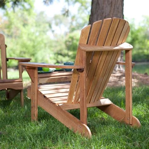 Before being replaced by synthetic alkyd resins, linseed oil. Solid Oak Wood Adirondack Chair with Linseed Oil Finish in ...