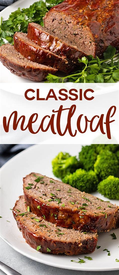 Besuche unseren shop noch heute. Classic Meatloaf | Recipe | Classic meatloaf recipe ...