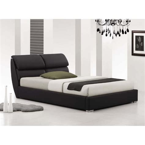 Ce lit design à led giovani noir à l'apparence sobre mais qui vous offre un éclairage sophistiqué. Lit design EROS simili cuir noir + sommier 160x200 - Achat ...