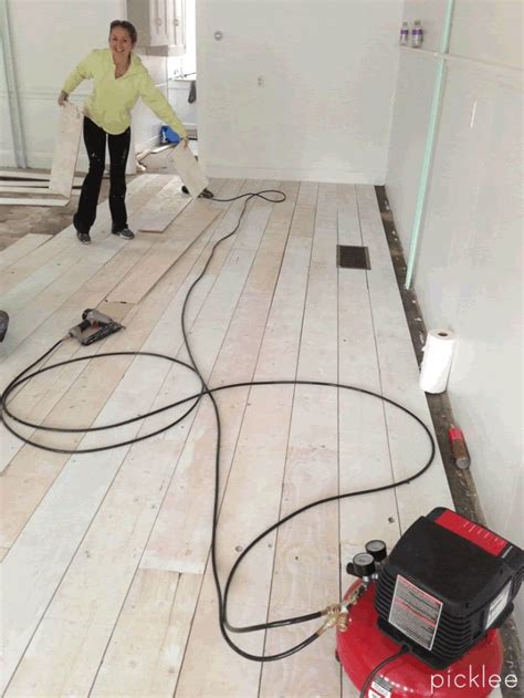 Since these two cuts must be exactly 45 degrees and match up. Do It Yourself Just Like That: Farmhouse Wide Plank Floor Mad