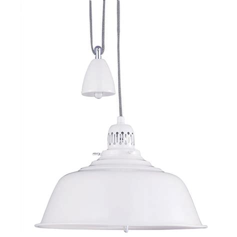 If using a energy saving light bulb do not connect this product to a timer or a standard dimmer switch. Fisherman Pendant Ceiling Light Rise and Fall - Cream from ...