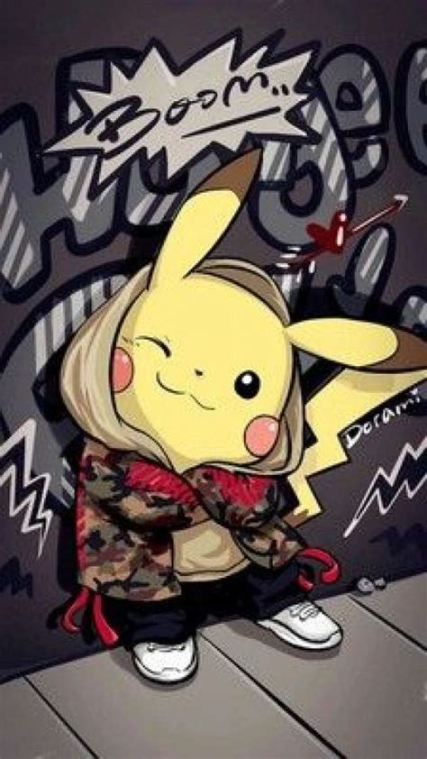 Collection by print on demand. Hi I'm graffiti artist Street in 2020 | Pikachu wallpaper ...