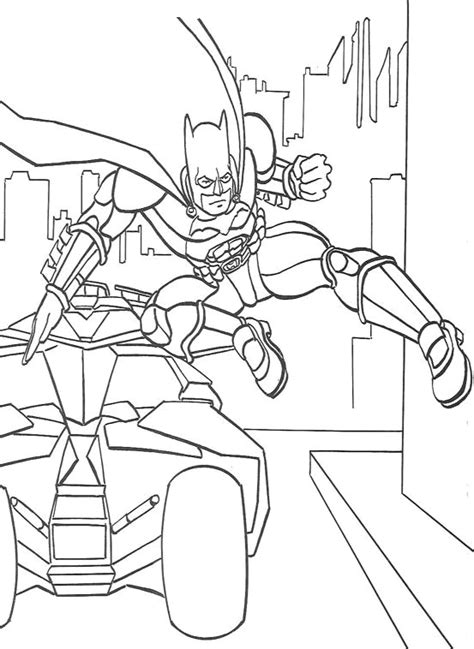 114 batman printable coloring pages for kids. Desenho de Batman e o batmóvel para colorir - Tudodesenhos