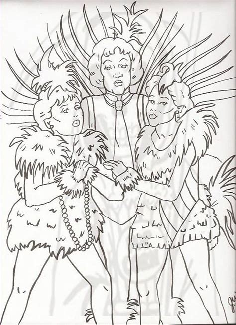 Sheknows released the ultimate #squadgoals coloring book featuring the golden girls. The Golden Girls, the queens of the 80s, are here to color! Here they put on the play of Henny ...