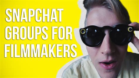 Snapchat might have started out as a fun way for you to share quirky messages with your friends, but thankfully, you can block or delete these people so you can use the app for its real purpose. Snapchat Groups (For Filmmakers) - YouTube