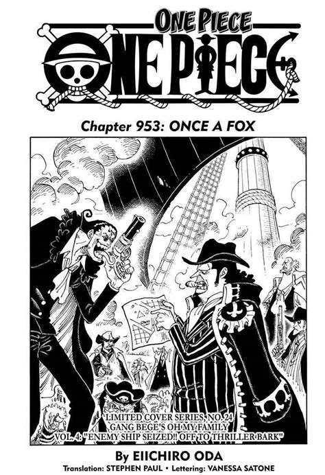 Namun sebelum kematiannya, dia memberitahukan bahwa harta karun terbesar, one piece, berada di suatu tempat di lautan yang disebut grand line. One Piece Chapter 953 - One Piece Manga Online