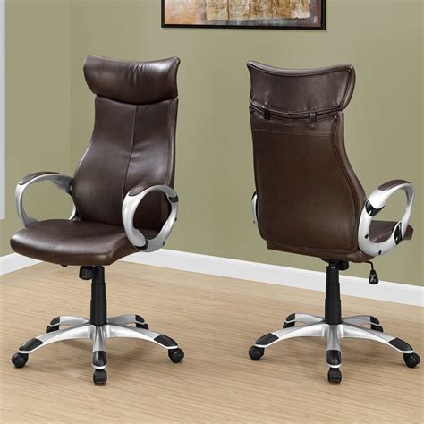 Smugdesk office chair, gaming chair leather, computer desk chair task swivel executive chairs high back with padded seat armrests and rolling casters (black). monarch faux leather swivel executive office chair in ...