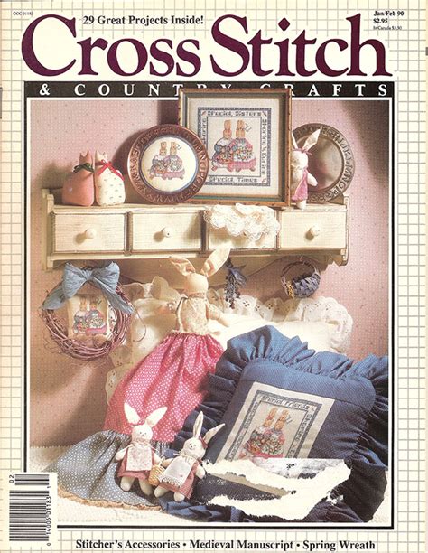 7.44 x 7.50 in or 19 x 19 cm. Cross Stitch And Country Crafts Patterns - Cross Stitch ...